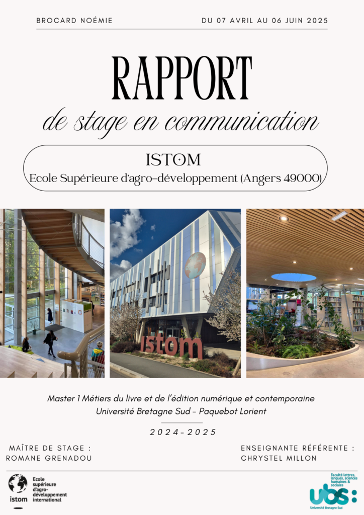 Rapport de stage (M1 MLE)
